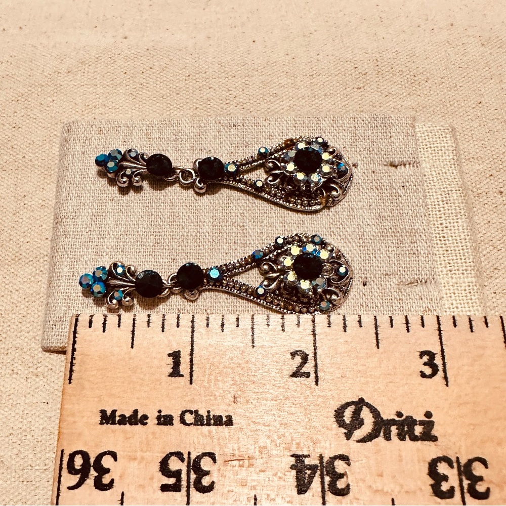 Nordstrom | Earrings | Space Chandelier Earrings | Blue - Picture 5 of 7